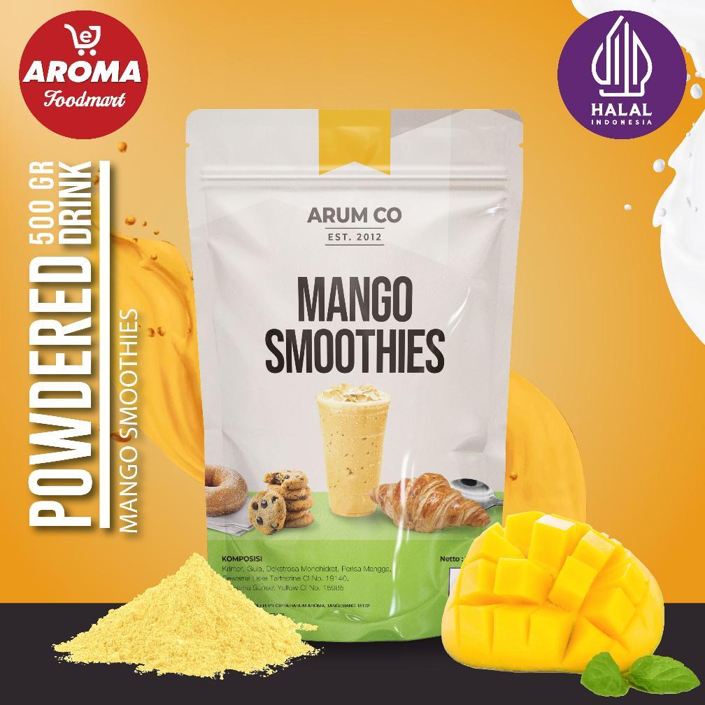 Ready Stock Arum Co Bubuk Mango Smoothies Powder 500gr Minuman Serbuk Mangga