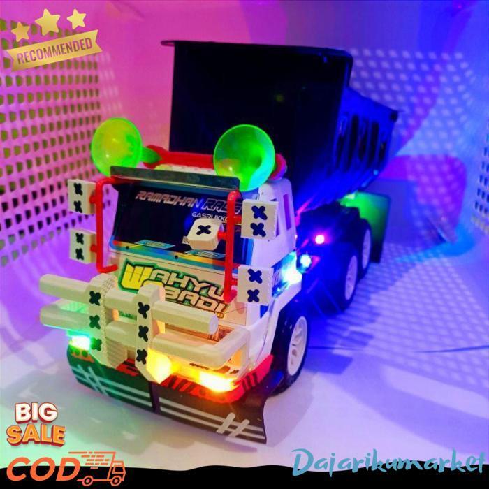 Mobilan Truk Miniatur/ Mainan Anak Dump Truk Besar