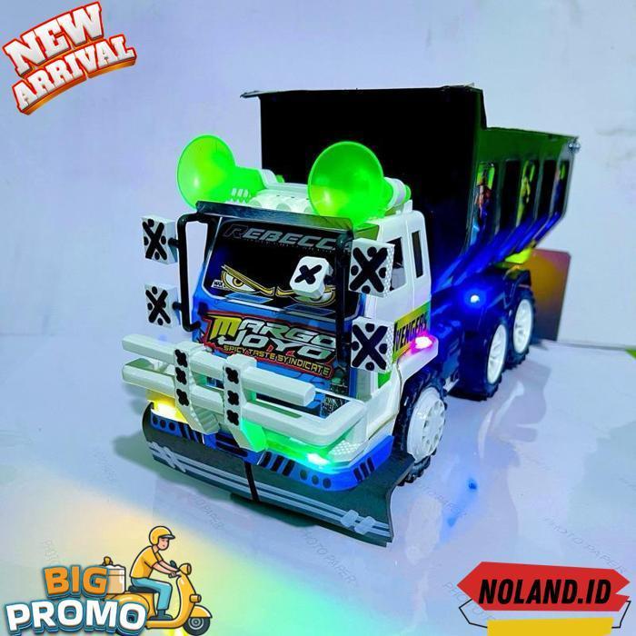 Mobilan Truk Miniatur/ Mainan Anak Dump Truk Besar