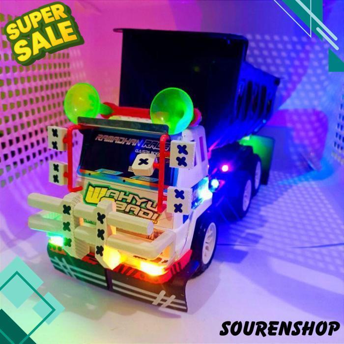 Mobilan Truk Miniatur/ Mainan Anak Dump Truk Besar