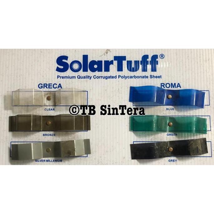 Solartuff Atap Polycarbonate Greca/Roma Trimdeck