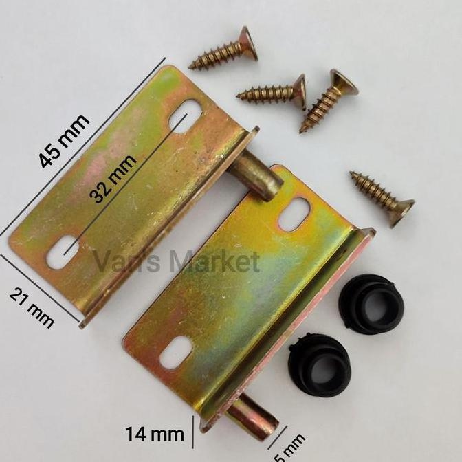 MORIFOYU Engsel Pivot Lemari Kayu - Pivot Hinge - Engsel Lemari Kayu Putar