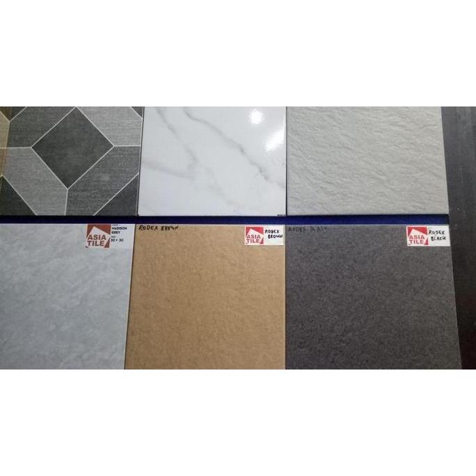Keramik Asia Tile 30X30 Matt Kw-A/ Alpha Oscar/Oscar Black/Oscar Grey