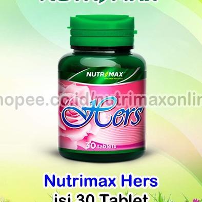 Nutrimax Hers Isi 30 Vitamin Herbal Pelancar Menstruasi Datang Bulan Tidak Teratur Lancar