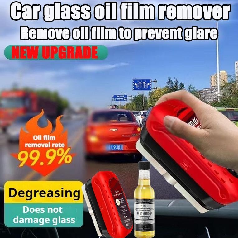 [Cod] Obat Pembersih Jamur Kerak Kaca Mobil Car Glass Oil Film Removing Cairan Pembersih Kaca Obat J