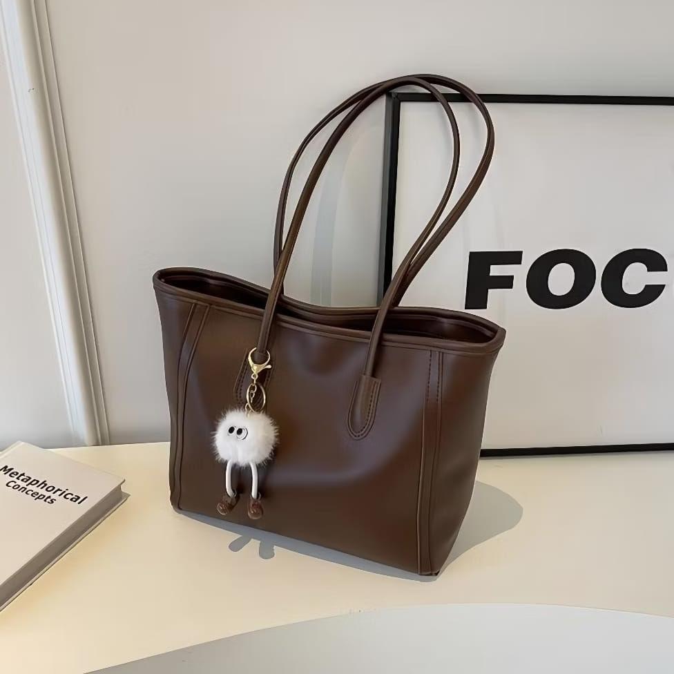 Tas Wanita Tote Kekinian Simple Elegan Muat Banyak
