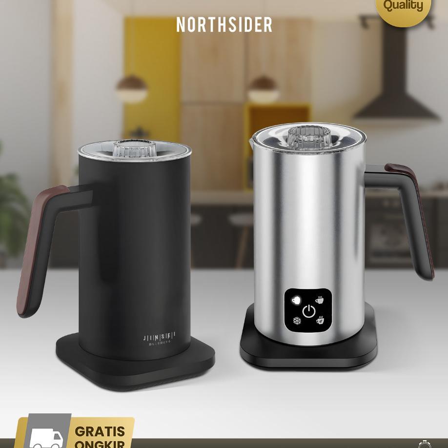 Milk Frother Steamer Susu Elektrik Otomatis Panas Dingin 350Ml Mf350