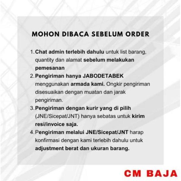 TERLARIS Alderon TE Transparan / Atap Alderon Transparan gratis ongkir