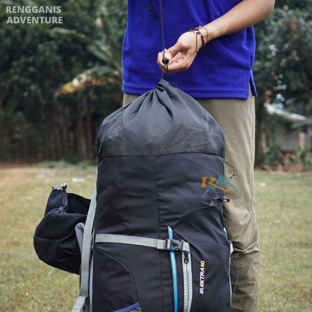 Grade Ori Tas Ransel Gunung Carrier 60 Liter Lokal Outdoor Hiking Camping Pendaki