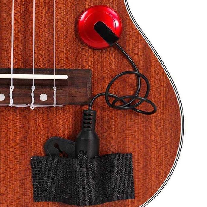 Omagoedang - Mic Gitar Akustik Tempel Pickup Gitar Akustik ST-20 Merah Y3712