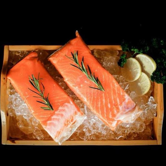 Kabinen_bone  - Ikan Salmon Trout Fillet Norwegian 500gram
