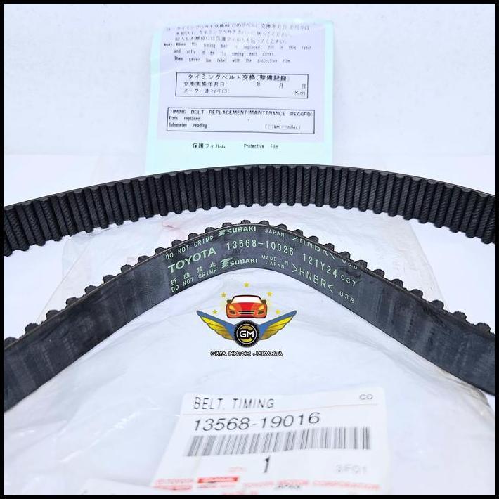 HOT DEAL TIMING BELT TOYOTA STARLET 1.0 EP 70 - EP 80 13568-19016 