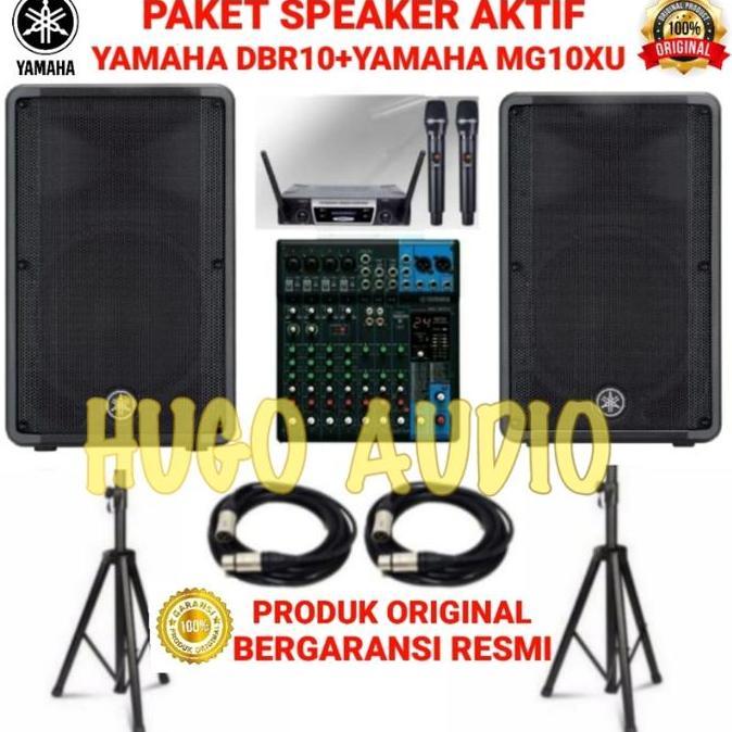 TERLARIS PAKET SOUND SYSTEM YAMAHA DBR10 DBR 10 + YAMAHA MG10XU ORINAL ( 1 )