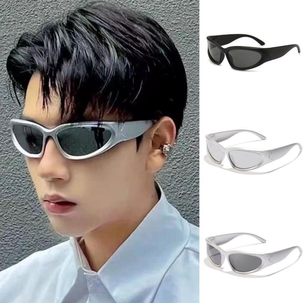 RECOMMENDED GU KACAMATA STEAMPUNK HITAM BERSEPEDA CYBERPUNK HIP HOP PUNK GAYA RETRO EROPA OLAHRAGA W