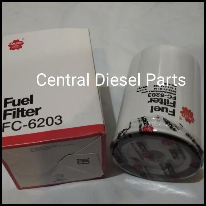 TERBARU FILTER SOLAR / FUEL FILTER VOLVO FL10 SCANIA 113 FC-6203 FC6203 SAKURA 