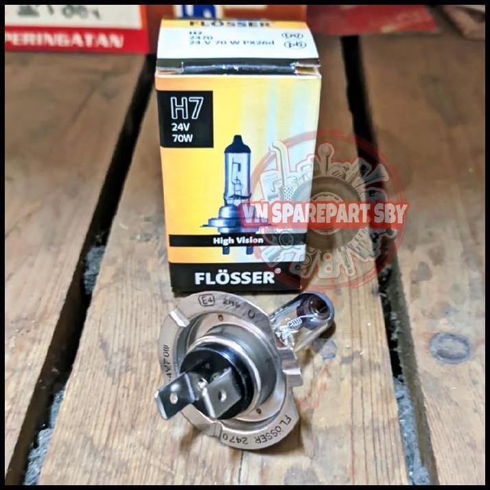 TERBARU LAMPU BOHLAM HALOGEN H7 24VOLT 