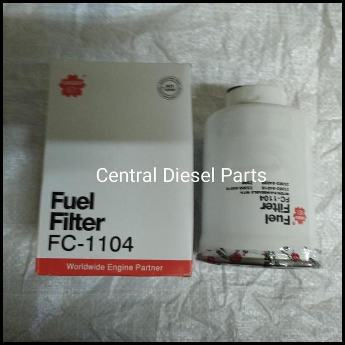 GRATIS ONGKIR FILTER SOLAR / FUEL FILTER TOYOTA HIACE DIESEL FC-1104 FC1104 SAKURA !!!!