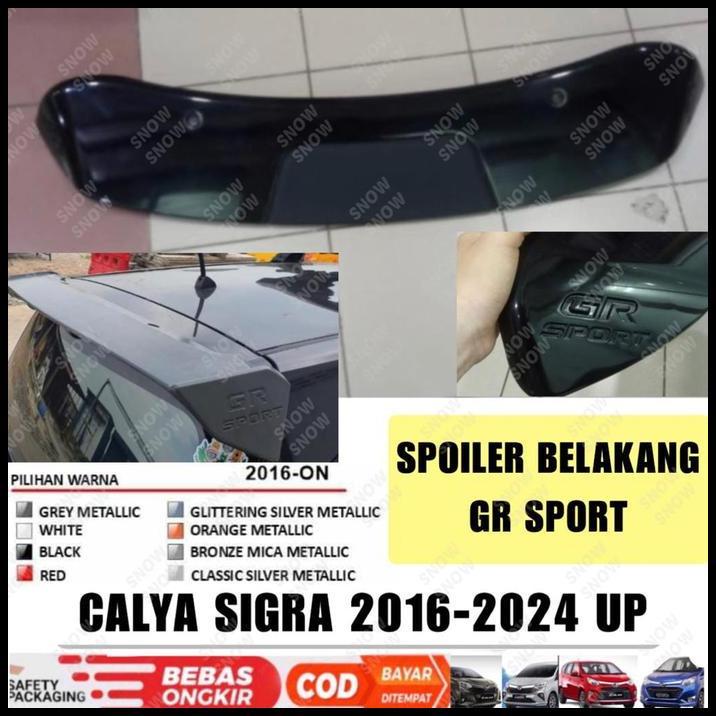 HOT DEAL SPOILER BELAKANG CALYA SIGRA 2016 2023 2024 2025 GR WARNA BODY LAMPU