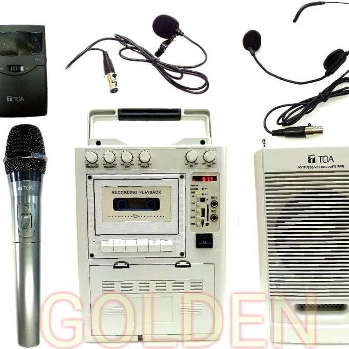 TERLARIS SPEAKER PORTABLE AMPLIFIER WIRELESS MEETING TOA ZW G 10 CB AS ORINAL