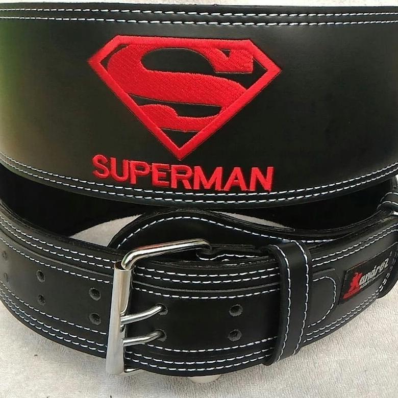 Sabuk Fitness Gym Bahan Semi Kulit / Weight Lifting Belt Fitnes