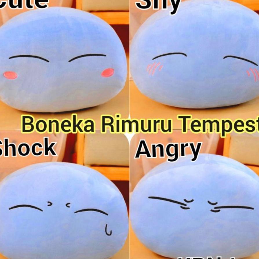 Boneka Rimuru Slime Tempest Ball Pillow Ukuran 30 Cm