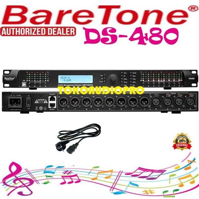 TERLARIS BARETONE DS480  4 IN-8 OUT SPEAKER MANAGEMENT BARETONE DS-480 DLMS