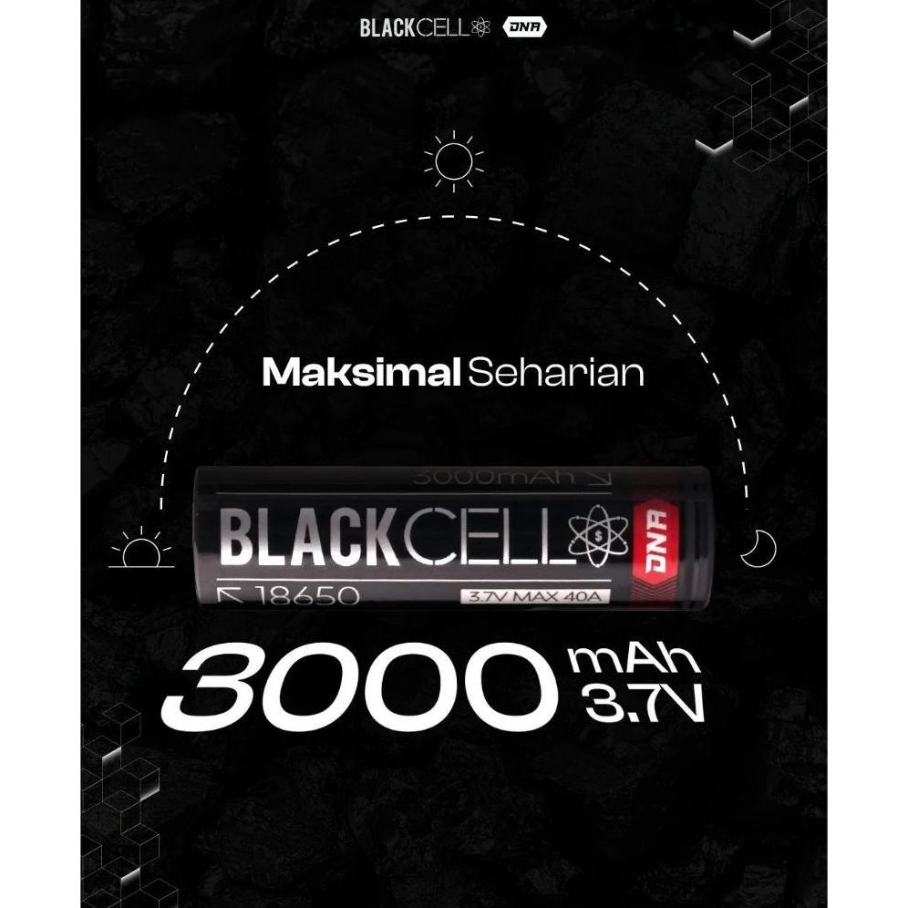 (Authentic) Baterai 18650 Blackcell Dna 2500Mah | 3000Mah | 3500Mah | 5000Mah | 1100Mah