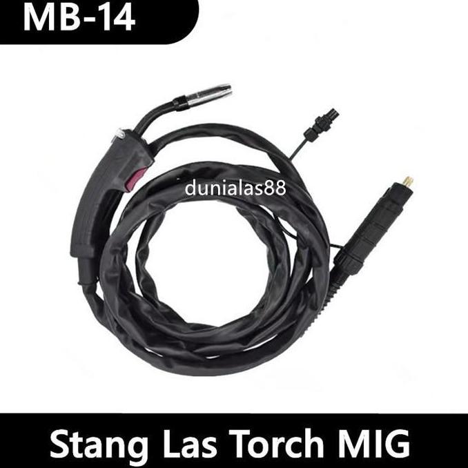 Stang Las Torch Mig Co2 Mb 14 Ak Welding Torch 2.5M 3M Mb14 Mb-14