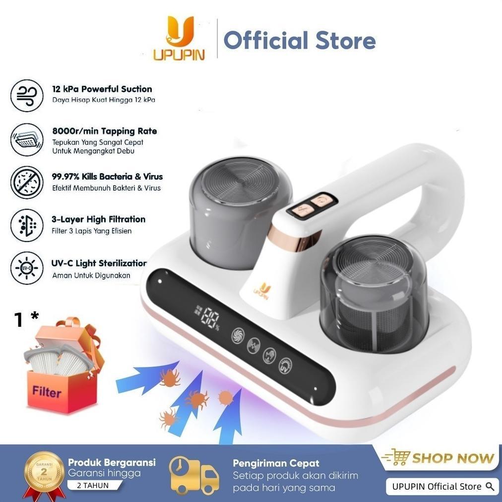 Vacuum Cleaner UV Cordless Penyedot Debu Tungau Mattress Sofa Kasur Alat Pembersih Anti-Debu Anti-Mi