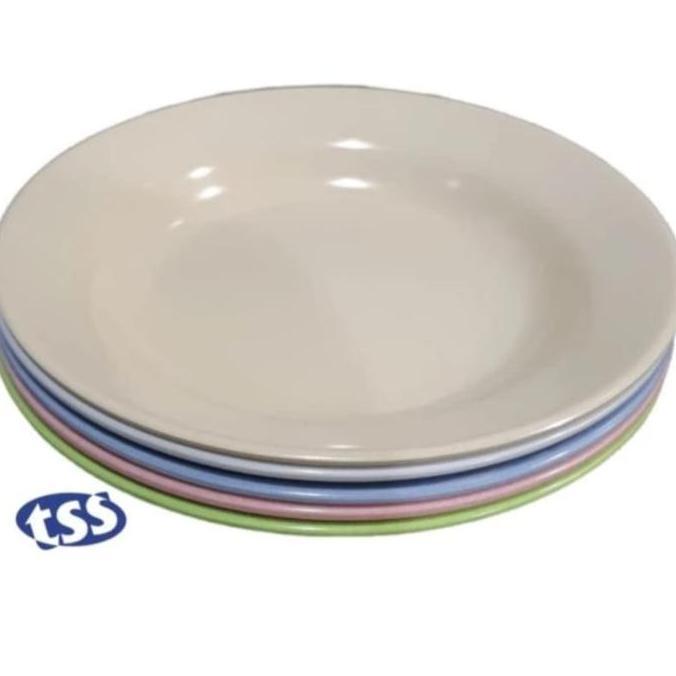 Majuterus- Onyx Piring Makan Melamin 9 Inch | Piring Makan Onyx 9 Inc