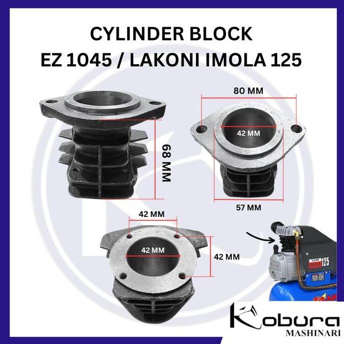 Cylinder Casting Portable EZ 1045 Cylinder Block Lakoni Imola 125 kompressor Angin