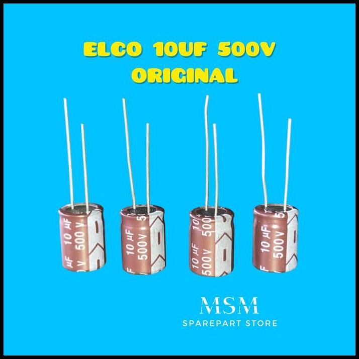 TERBARU ELCO 10UF 500V ORIGINALL 