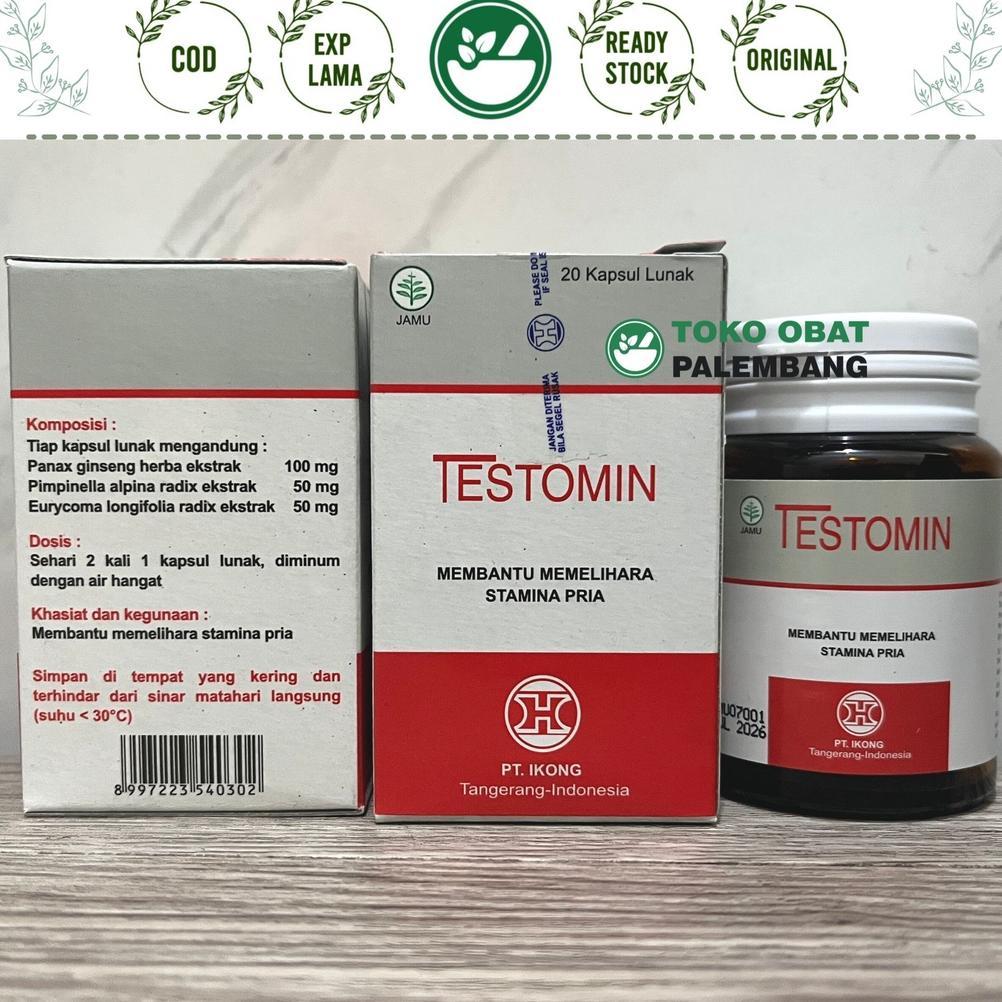 (Terbaru) TESTOMIN H3 20 KAPSUL LUNAK STAMINA PRIA KESUBURAN PRIA vitalitas (Terlaris)