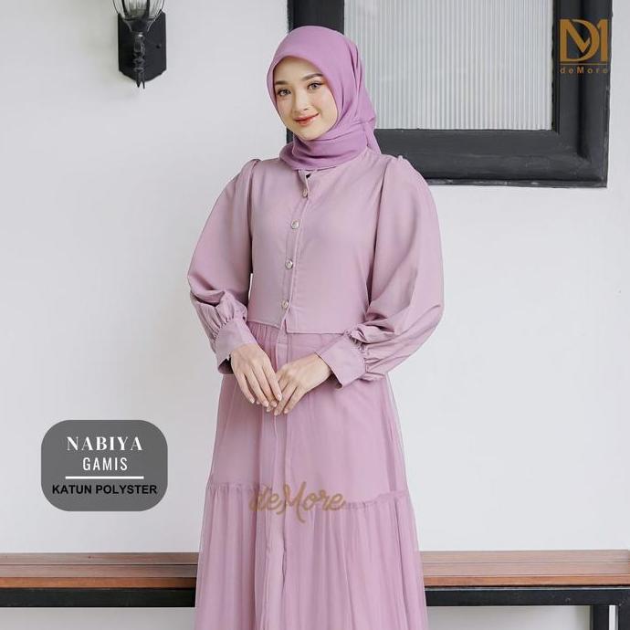 Demore | Gamis Pesta Remaja Dewasa 2in1 Set Rok Tutu Panjang Baju Kondangan Ready Hitam