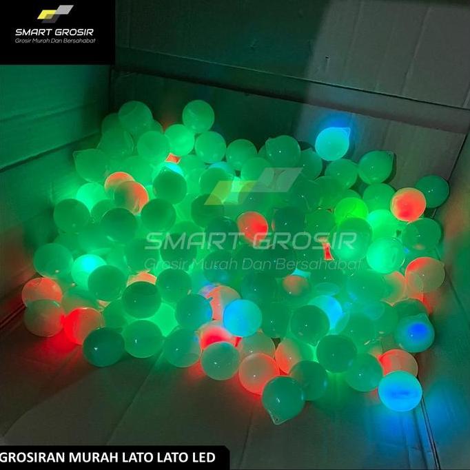 Mainan Lato-Lato Led Viral Anak-Anak Dewasa Bola Led Karungan grosir NollaStore