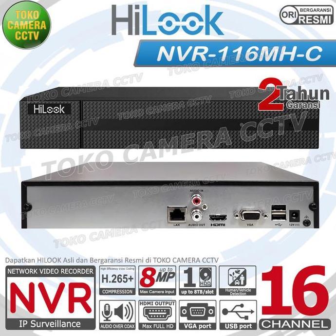 TERLARIS NVR 16 CHANNEL HILOOK NVR-116MH-C NVR 16CH HILOOK