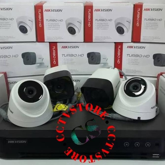 TERLARIS PAKET CCTV 4 CHANNEL 8MP HIKVISION PAKET CCTV 4 CHANNEL HIKVISION 8MP