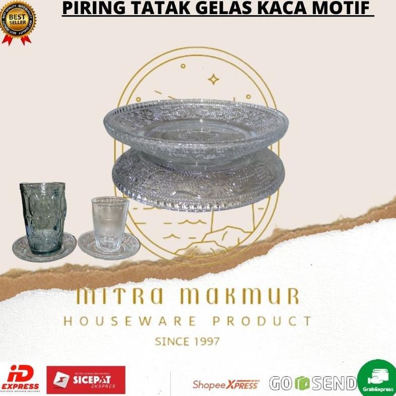 12Pcs Tatakan Gelas Motif / Tatakan Gelas Beling/ Tatakan Gelas Kaca/ Tatakan Gelas Motif Ready Stok