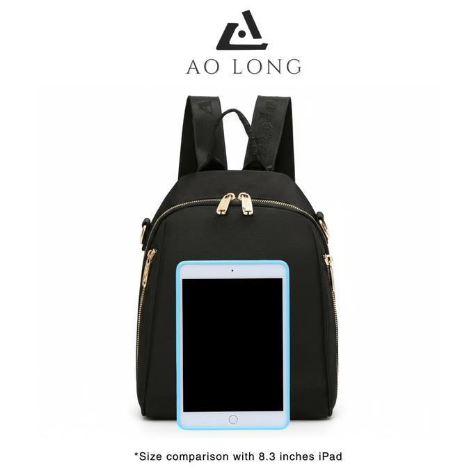Bavirajuuuuu - Ransel Kanvas Botol 0206# Tas Ransel Wanita - Backpack Cewek Fashion Ukuran Sedang Te