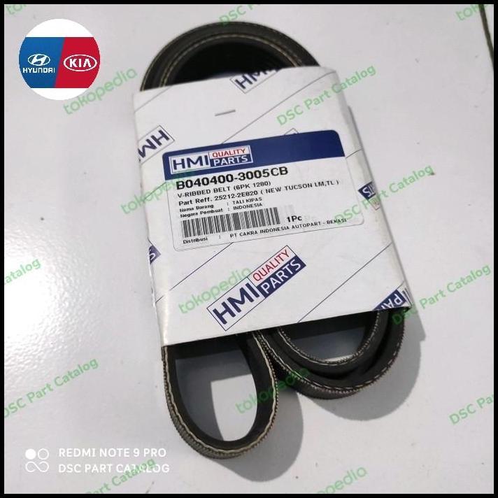 TERBARU FAN BELT AC 6PK 1280 HYUNDAI TUCSON ALL NEW TUCSON 