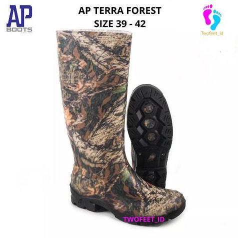 AP BOOTS TERRA FOREST SIZE 40-42 - SEPATU BOOT SAFETY KARET - AP BOOTS FOREST - SEPATU BOOTS FOREST
