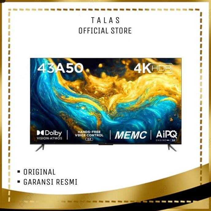 TERLARIS TCL 43A50 / 50A50 / 55A50 ANDROID GOOGLE TV 4K 43 - 55 INCH HDMI 2.1
