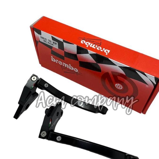 Handle Rem Set Full CNC Lipat Black Stylo CBS Vario160 CBS - Vario 125 150 New - Scoopy New - Genio 