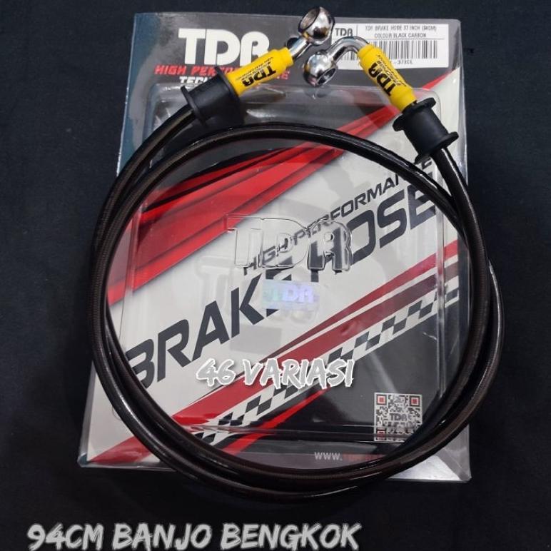 SELANG REM TDR CARBON / SELANG REM DEPAN TDR / SELANG REM BELAKANG TDR
