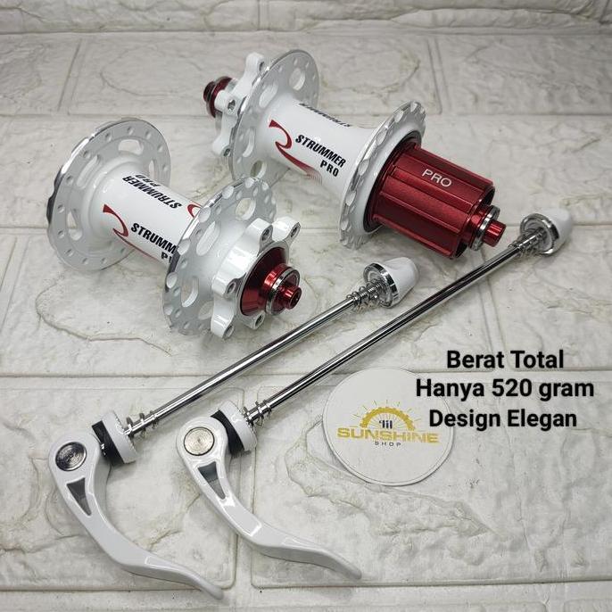 Hub Freehub 32H STRUMMER PRO Suara Jangkrik Disc Brake 6 Bolt Alloy Super Ringan