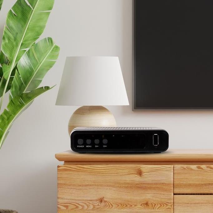 Set Top Box TV Tabung Digital Satelite Tuner STB Alat Siaran Televisi - Receiver Antena Anten Topbox