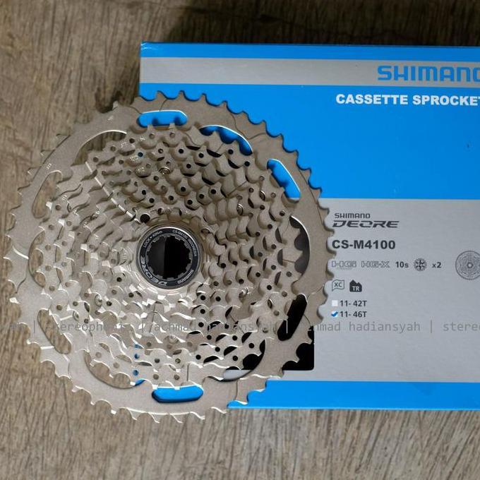BNIB Sprocket Shimano DEORE M4100 10 speed 11-46T Sprocket 10sp 11-46T