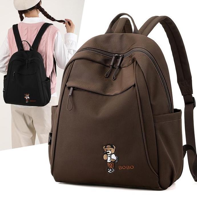 New TAS RANSEL WANITA - BOBO 1835 tas gendong lucu imut bahan lembut anti air