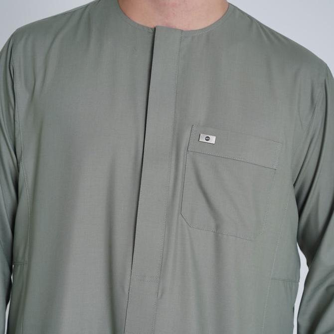 Qori Apparel Jubah / Gamis Omani Dhihyah al Kalabi Lengan Panjang DHI-2