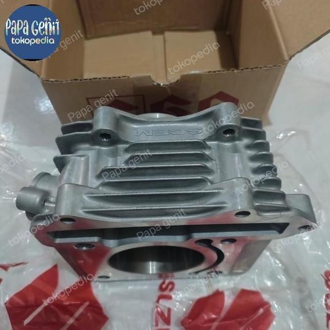 block seher cylinder satria fu 150 karburator original
